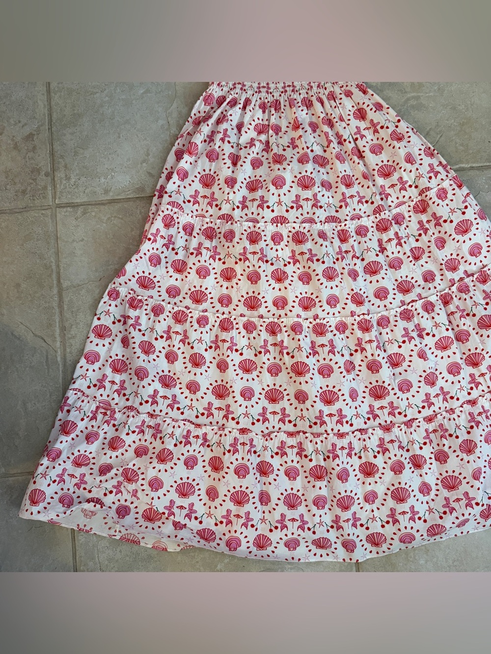 Hill House Home Ellie Nap Dress in Mermaid Seashell Mermaid Size XS - Picture 4 of 11
